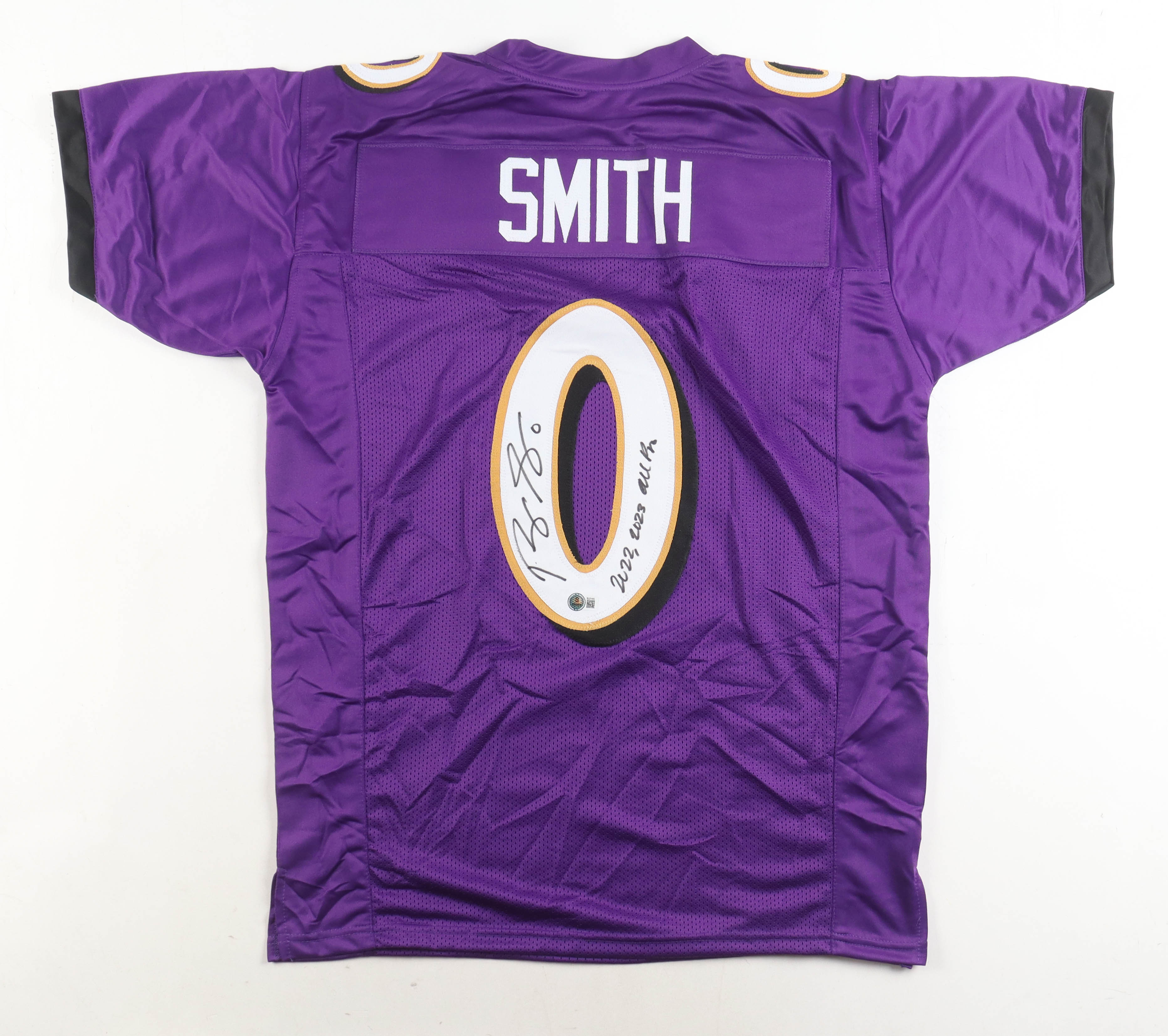 Roquan Smith Signed Jersey Inscribed "2022, 2023 All Pro" (Beckett) at PristineAuction.com Roquan Smith Signed Jersey Inscribed "2022, 2023 All Pro" (Beckett) at PristineAuction.com