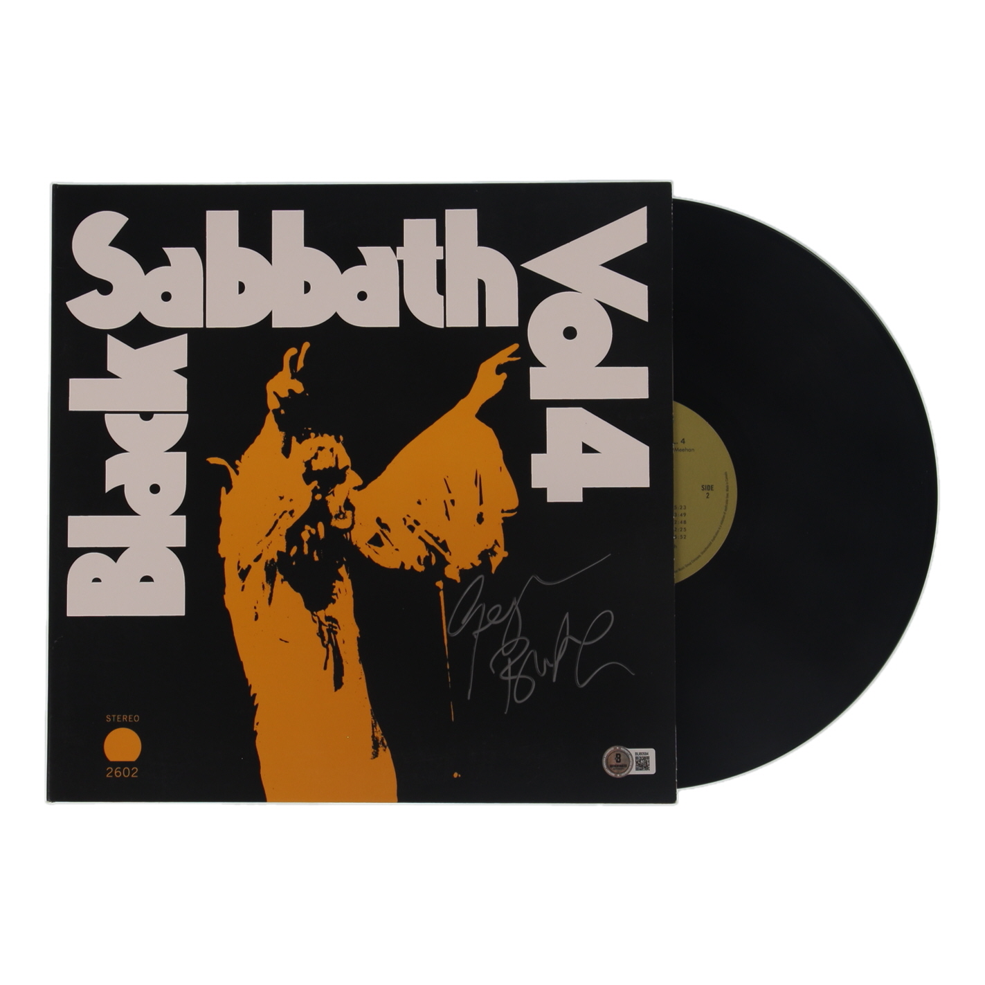 Geezer Butler Signed Black Sabbath "Vol 4" Vinyl Record Album (Beckett) at PristineAuction.com Geezer Butler Signed Black Sabbath "Vol 4" Vinyl Record Album (Beckett) at PristineAuction.com