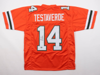 Vinny Testaverde Signed Jersey (Beckett) at PristineAuction.com