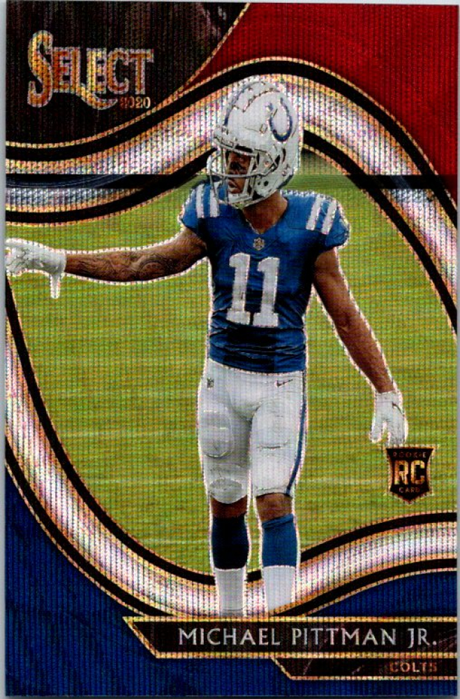 Michael Pittman Jr. 2020 Select Prizm Tri Color #362 RC #45/75