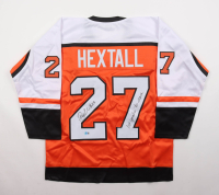 Ron Hextall Signed Jersey Inscribed "1st Goalie to Score" (Beckett) at PristineAuction.com