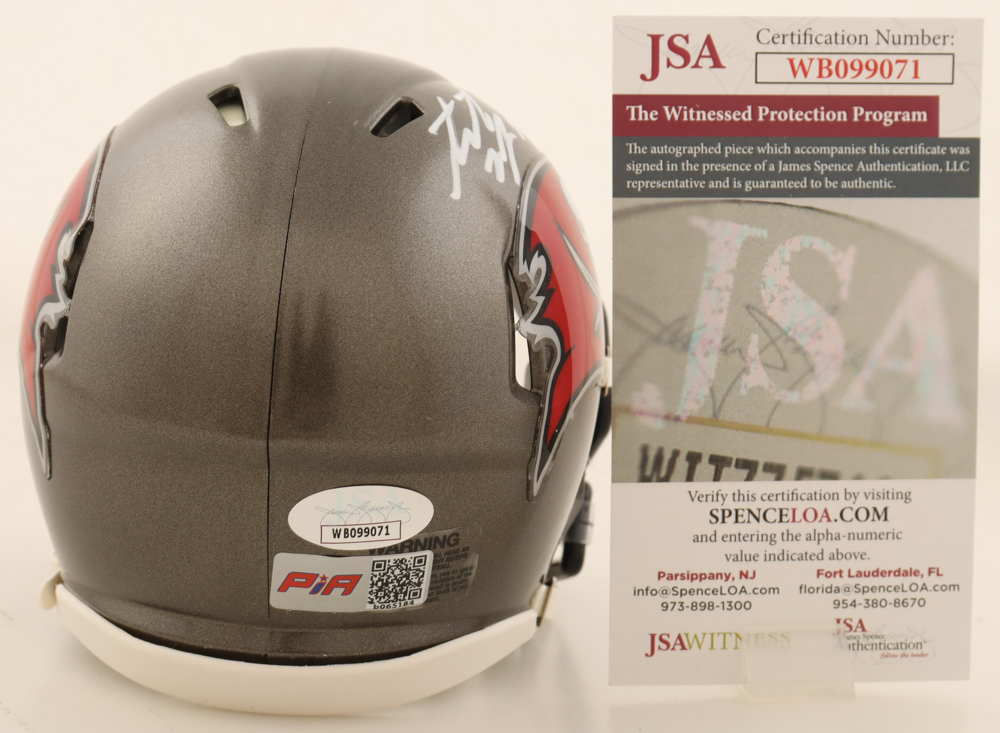 Antoine Winfield Jr. Signed Buccaneers Speed Mini Helmet (JSA & PIA) at PristineAuction.com Antoine Winfield Jr. Signed Buccaneers Speed Mini Helmet (JSA & PIA) at PristineAuction.com