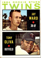 Jay Ward / Tony Oliva 1964 Topps #116 Rookie Stars RC at PristineAuction.com