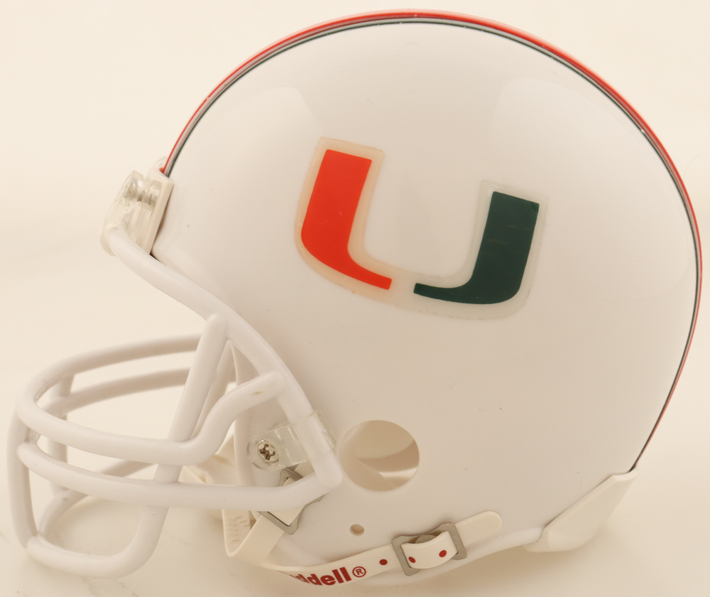 Jim Kelly Signed Miami Hurricanes Mini Helmet (JSA) at PristineAuction.com Jim Kelly Signed Miami Hurricanes Mini Helmet (JSA) at PristineAuction.com