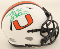Jonathan Vilma Signed Miami Hurricanes Speed Mini Helmet (Fanatics) at PristineAuction.com