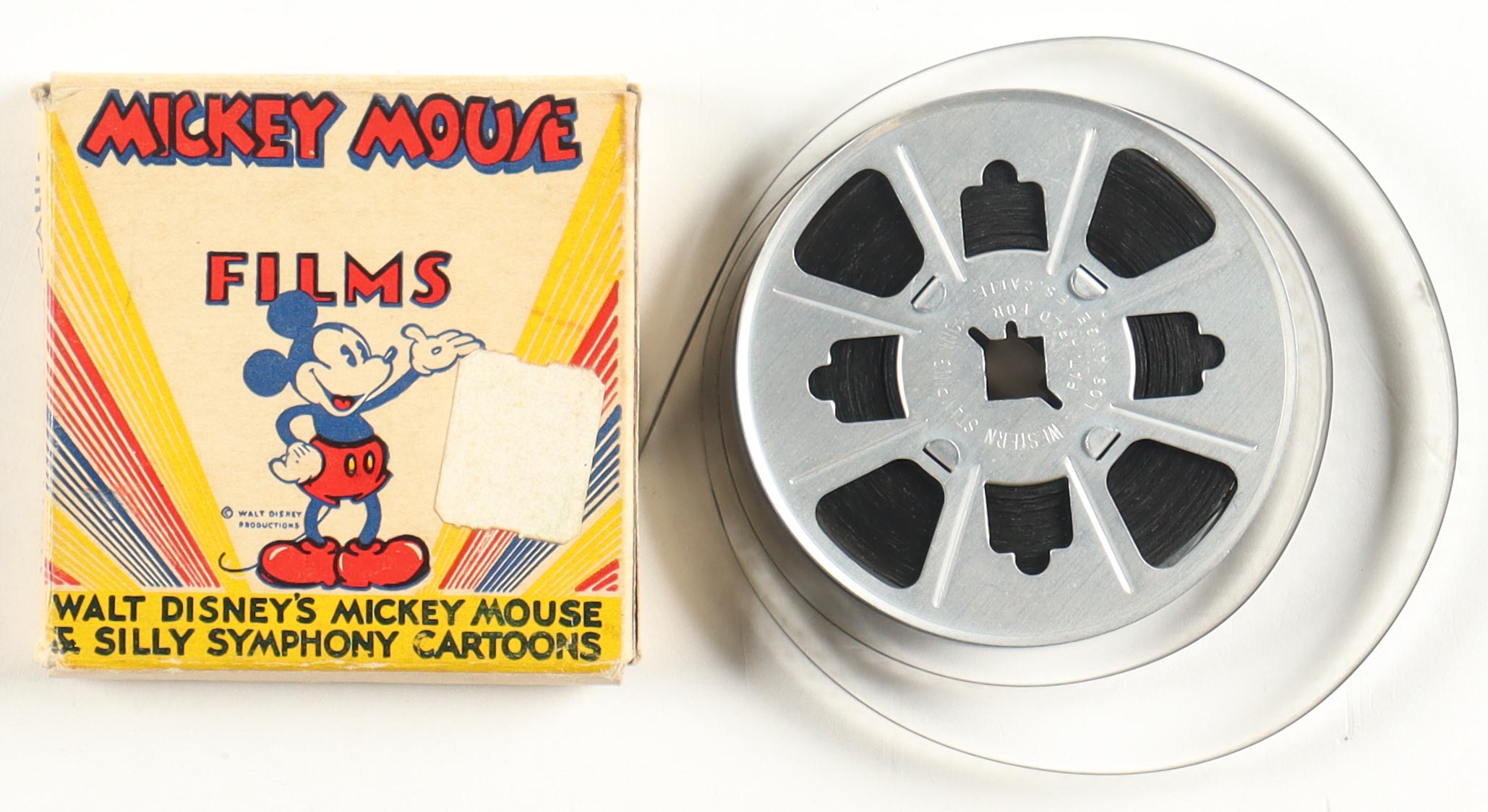 1960 Original "Silly Symphony Cartoons" 8mm Disney Film Reel with Original Box at PristineAuction.com 1960 Original "Silly Symphony Cartoons" 8mm Disney Film Reel with Original Box at PristineAuction.com