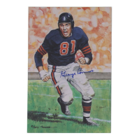 George Connor Signed LE Bears Pro Football Hall of Fame Art Series Goal Line Football Card (JSA) at PristineAuction.com
