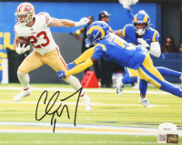 Christian McCaffrey Signed 49ers 8x10 Photo (JSA) at PristineAuction.com