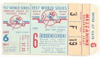 1957 New York Yankees Original World Series Game Ticket at PristineAuction.com