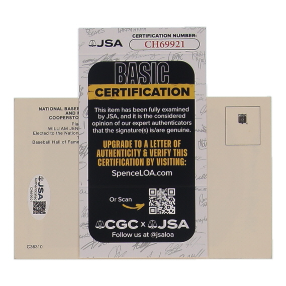 Billy Herman Signed Hall of Fame Plaque Postcard (JSA) at PristineAuction.com Billy Herman Signed Hall of Fame Plaque Postcard (JSA) at PristineAuction.com