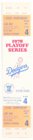 1978 Dodgers Stadium NLCS Playoffs Original Game Ticket at PristineAuction.com
