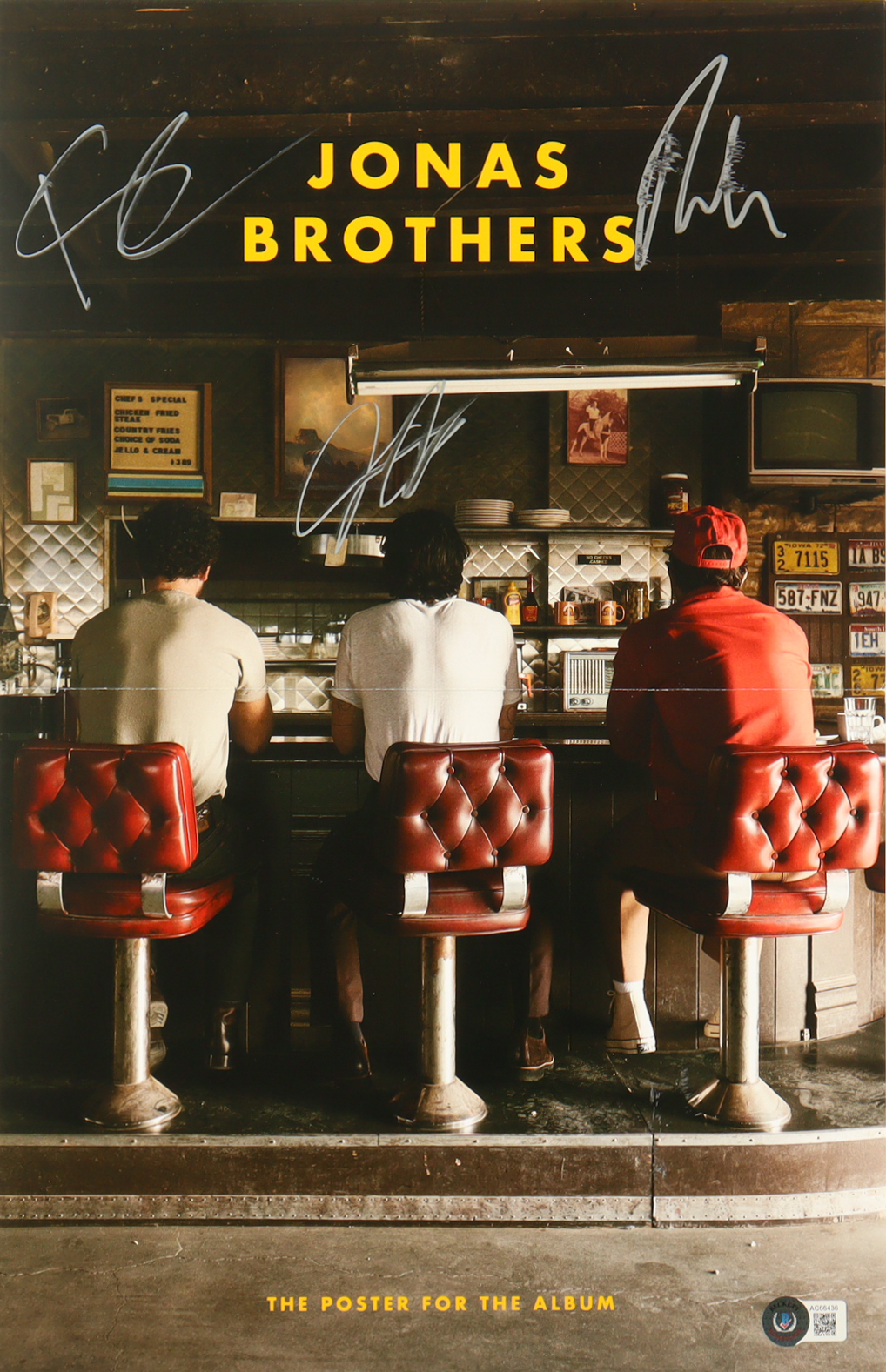 Jonas Brothers 11x17 Poster Signed by Joe, Kevin & Nick Jonas (Beckett) at PristineAuction.com Jonas Brothers 11x17 Poster Signed by Joe, Kevin & Nick Jonas (Beckett) at PristineAuction.com