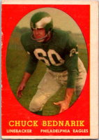 Chuck Bednarik 1958 Topps #35 at PristineAuction.com