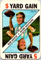 Bob Griese 1971 Topps Game Inserts #29 at PristineAuction.com