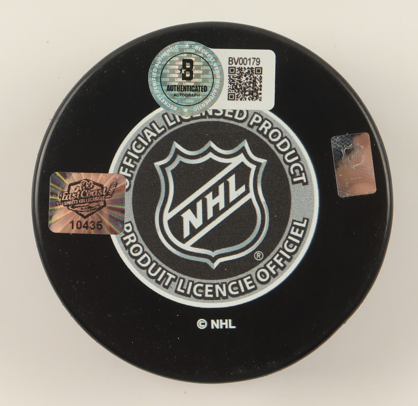 Matthew Boldy Signed 2019 NHL Draft Logo Hockey Puck Inscribed "12th Pick" (Beckett) at PristineAuction.com Matthew Boldy Signed 2019 NHL Draft Logo Hockey Puck Inscribed "12th Pick" (Beckett) at PristineAuction.com
