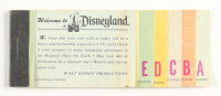 Disneyland Vintage A to E Ticket Book at PristineAuction.com