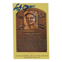 Early Wynn Signed Hall of Fame Plaque Postcard (JSA) at PristineAuction.com