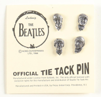 1964 Nems Pewter Beatles (4) Tie Tack Pin Set with Original Packaging at PristineAuction.com