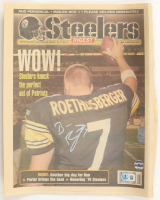 Ben Roethlisberger Signed 2004 "Steelers Digest" Newspaper (Beckett) at PristineAuction.com