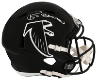 Andre Rison Signed Falcons Full-Size Throwback Alternate Speed Helmet Inscribed "Bad Moon" (Schwartz) at PristineAuction.com
