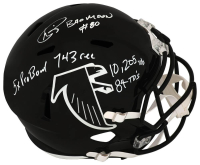 Andre Rison Signed Falcons Full-Size Throwback Alternate Speed Helmet with (5) Career Inscriptions (Schwartz) at PristineAuction.com