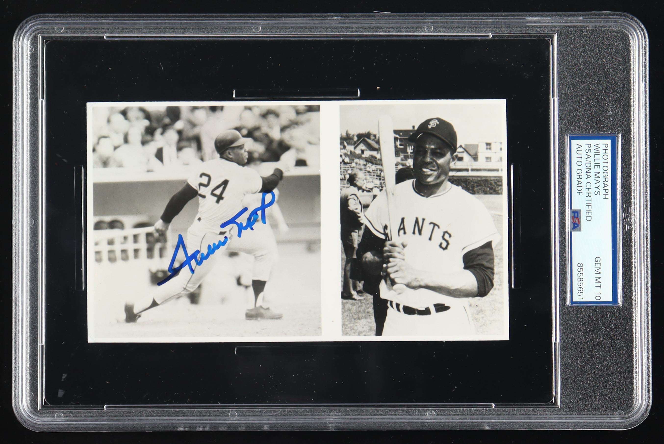 Willie Mays Signed Photo (PSA | Auto Grade PSA 10) at PristineAuction.com Willie Mays Signed Photo (PSA | Auto Grade PSA 10) at PristineAuction.com