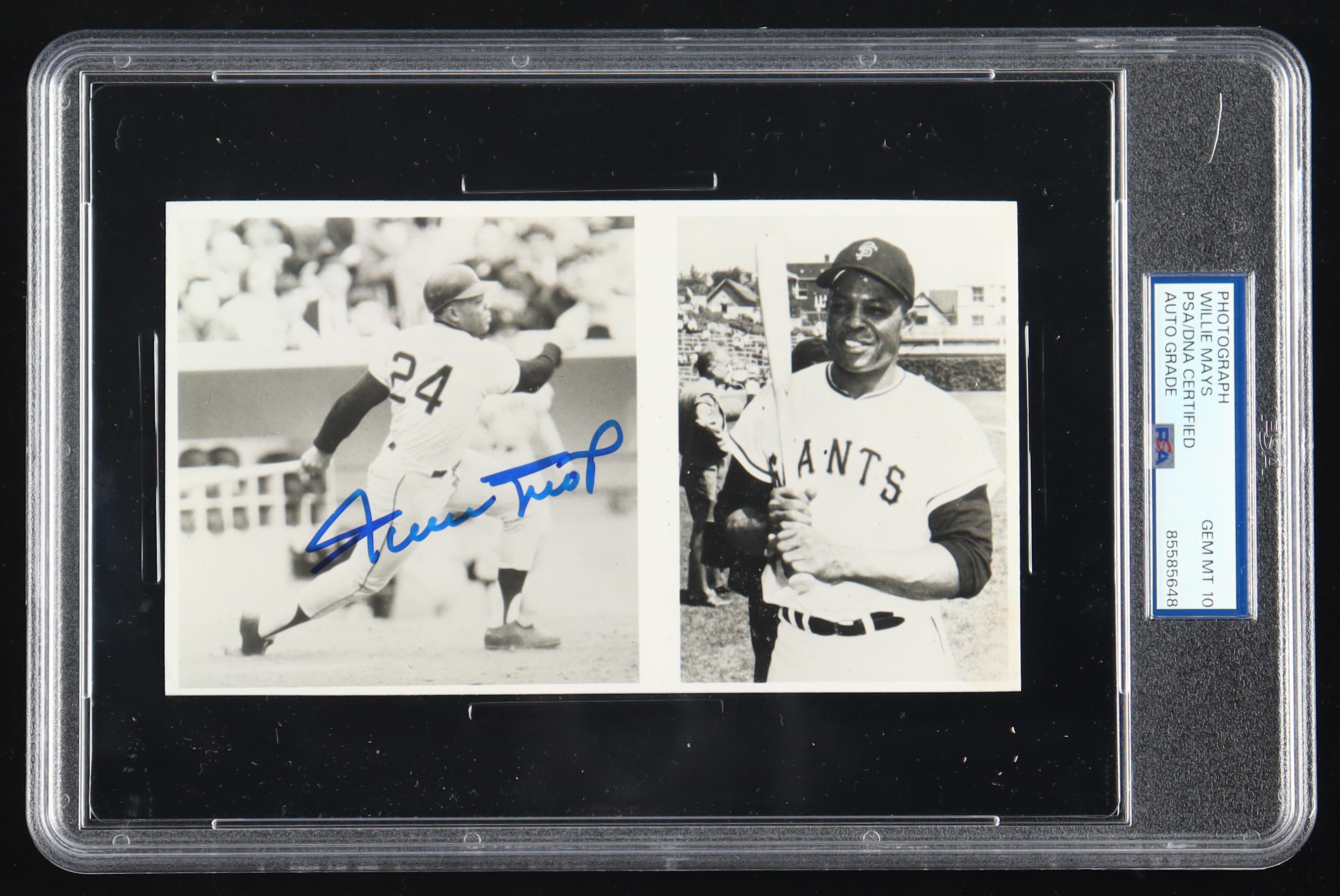 Willie Mays Signed Photo (PSA | Auto Grade PSA 10) at PristineAuction.com Willie Mays Signed Photo (PSA | Auto Grade PSA 10) at PristineAuction.com