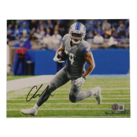 Amon-Ra St. Brown Signed Lions 8x10 Photo (Beckett) at PristineAuction.com