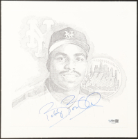 Bobby Bonilla Signed Mets 11x11 Custom Matted Art Print by Murray Tinkelman (JSA) at PristineAuction.com