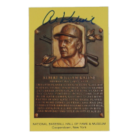 Al Kaline Signed Hall of Fame Plaque Postcard (JSA) at PristineAuction.com