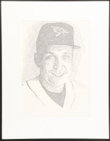 Cal Ripken Jr. Orioles 13x17 Custom Matted Art Print by Murray Tinkelman (JSA) at PristineAuction.com