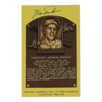 Ferguson "Fergie" Jenkins Signed Hall of Fame Plaque Postcard (JSA) at PristineAuction.com
