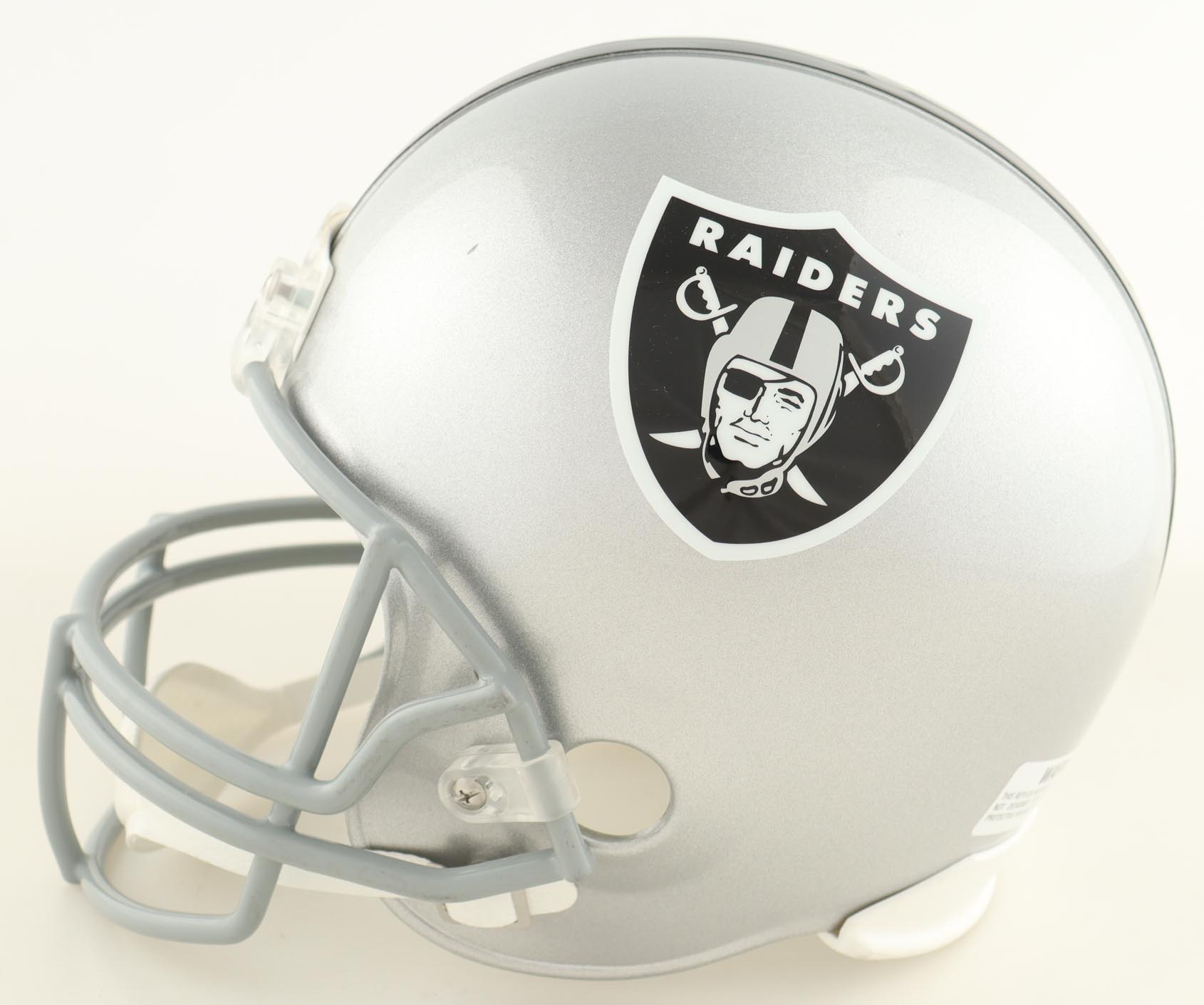 Josh Jacobs Signed Raiders Full-Size Speed Helmet Inscribed "Raider Nation" (JSA) at PristineAuction.com Josh Jacobs Signed Raiders Full-Size Speed Helmet Inscribed "Raider Nation" (JSA) at PristineAuction.com