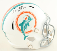 Larry Little Signed Dolphins Full-Size Speed Helmet Inscribed "HOF 93" (Schwartz) at PristineAuction.com