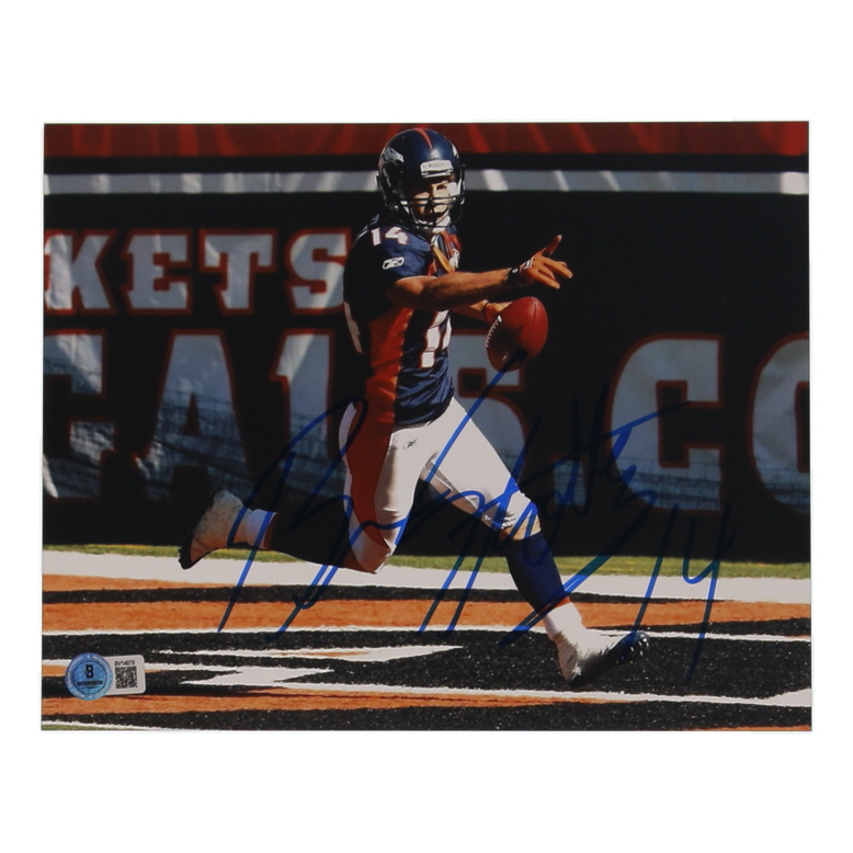 Brandon Stokley Signed Broncos 8x10 Photo (Beckett) at PristineAuction.com Brandon Stokley Signed Broncos 8x10 Photo (Beckett) at PristineAuction.com