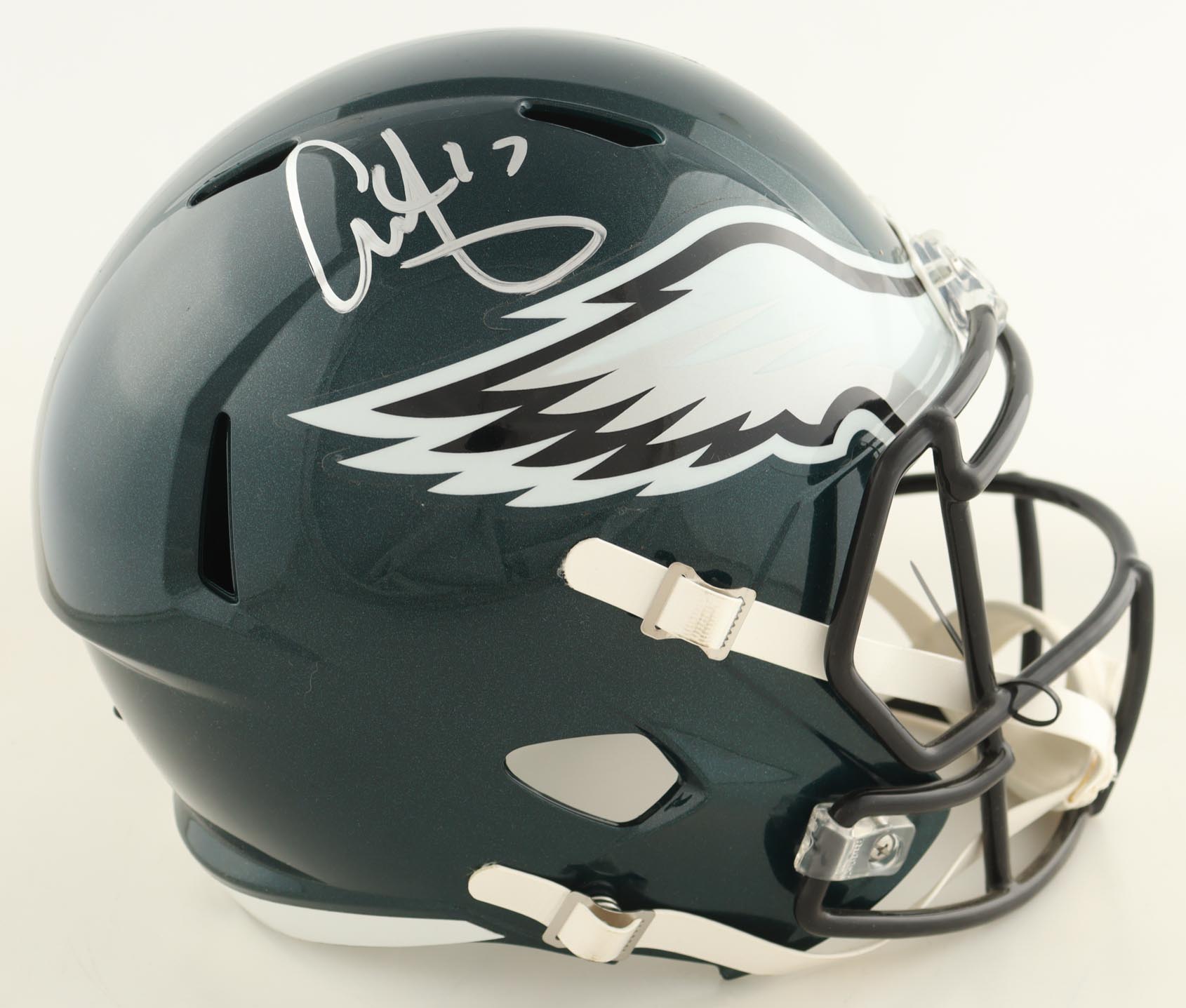 Alshon Jeffery Signed Eagles Full-Size Speed Helmet (Radtke) at PristineAuction.com Alshon Jeffery Signed Eagles Full-Size Speed Helmet (Radtke) at PristineAuction.com