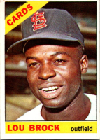 Lou Brock 1966 Topps #125 at PristineAuction.com