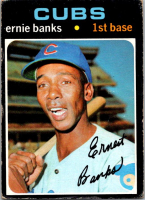 Ernie Banks 1971 Topps #525 at PristineAuction.com