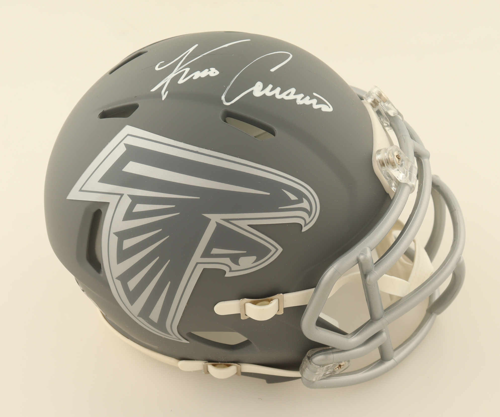 Kirk Cousins Signed Falcons Slate Alternate Speed Mini Helmet (Fanatics) at PristineAuction.com Kirk Cousins Signed Falcons Slate Alternate Speed Mini Helmet (Fanatics) at PristineAuction.com