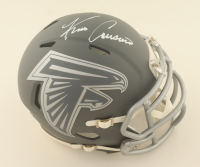 Kirk Cousins Signed Falcons Slate Alternate Speed Mini Helmet (Fanatics) at PristineAuction.com