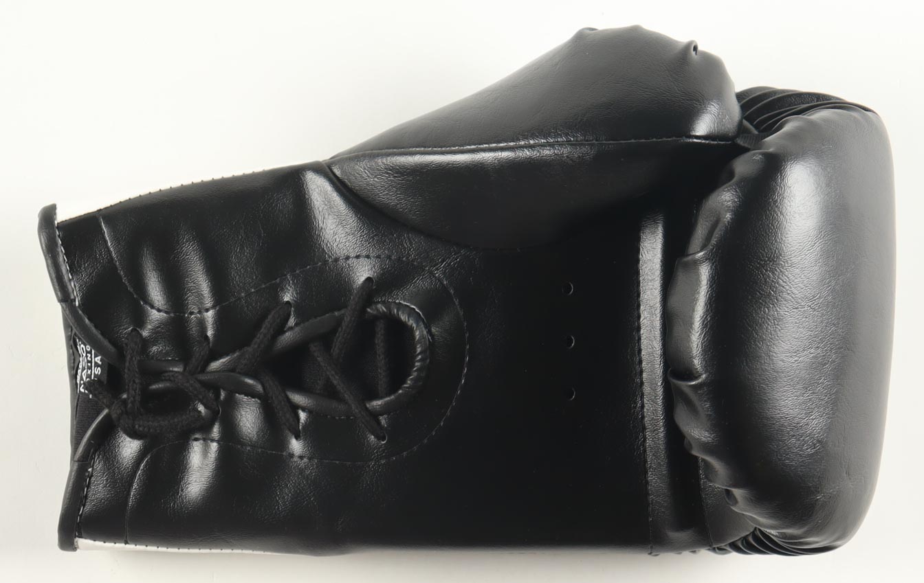 Mike Tyson Signed Hennessy Sponsor Boxing Glove With Title Plaque Display Stand (PSA & Tyson) at PristineAuction.com Mike Tyson Signed Hennessy Sponsor Boxing Glove With Title Plaque Display Stand (PSA & Tyson) at PristineAuction.com