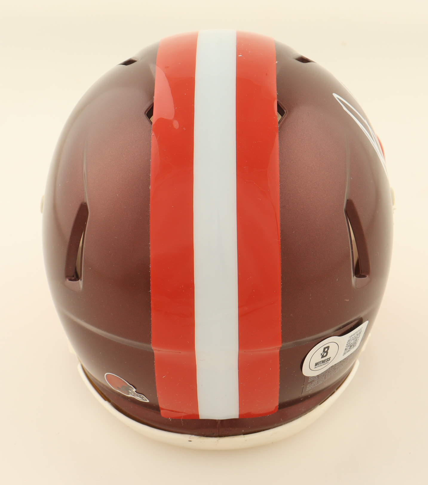Amari Cooper Signed Browns Flash Alternate Speed Mini Helmet (Beckett) at PristineAuction.com Amari Cooper Signed Browns Flash Alternate Speed Mini Helmet (Beckett) at PristineAuction.com