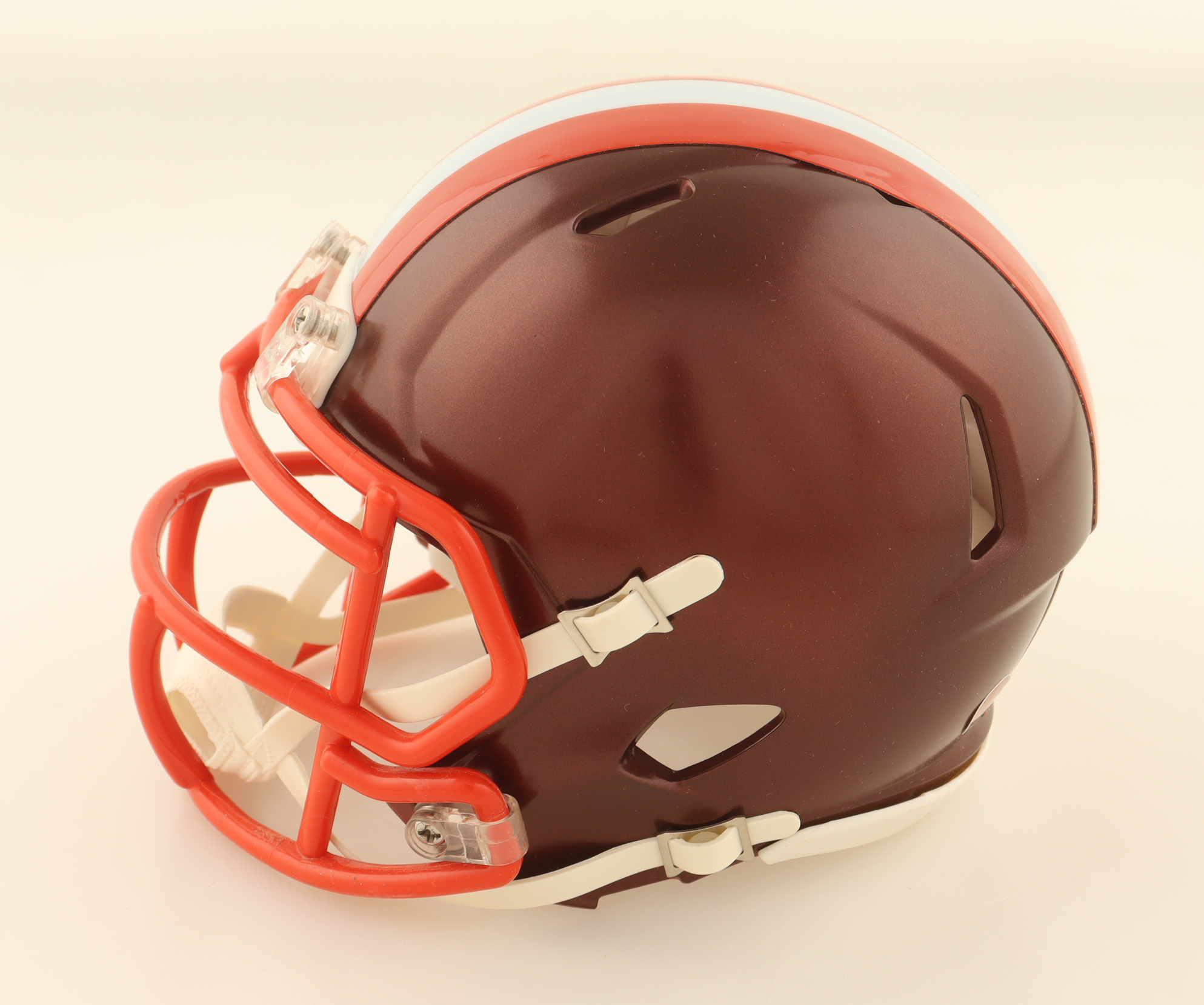 Amari Cooper Signed Browns Flash Alternate Speed Mini Helmet (Beckett) at PristineAuction.com Amari Cooper Signed Browns Flash Alternate Speed Mini Helmet (Beckett) at PristineAuction.com