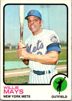 Willie Mays 1973 Topps #305 at PristineAuction.com