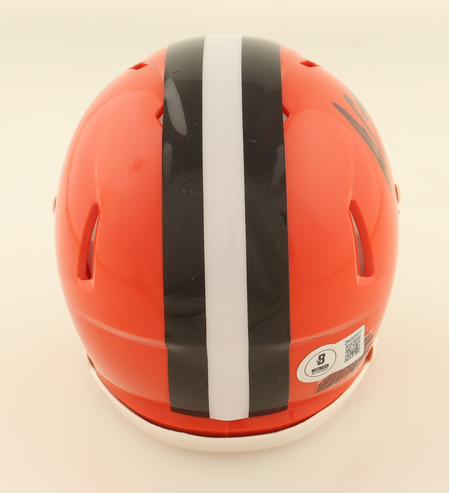 Amari Cooper Signed Browns Speed Mini Helmet (Beckett) at PristineAuction.com Amari Cooper Signed Browns Speed Mini Helmet (Beckett) at PristineAuction.com
