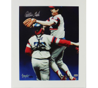 Carlton Fisk Signed LE Red Sox 20x24 Canvas #28/44 (Beckett) at PristineAuction.com