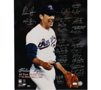 No Hitter Legends "Nolan Ryan" 16x20 Photo Signed By (27) with Nolan Ryan, Gaylord Perry, Jim Palmer (JSA) at PristineAuction.com