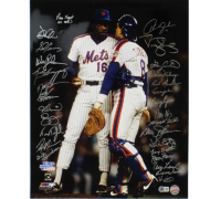 1986 Mets 16x20 Photo Team-Signed By (28) with Dwight Gooden, Mookie Wilson, Darryl Strawberry (Beckett) at PristineAuction.com