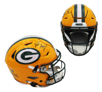 Brett Favre Signed Packers Full-Size Authentic On-Field Speedflex Helmet (Radtke) at PristineAuction.com