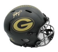 Brett Favre Signed Packers Full-Size Authentic On-Field Salute to Service Alternate Speed Helmet (Radtke) at PristineAuction.com